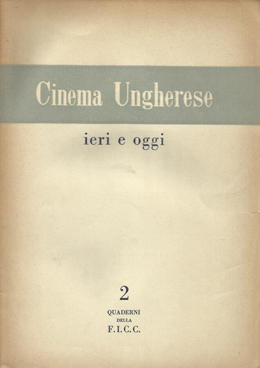 Cinema Ungherese - copertina