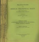 Transactions of the american philosophical society. New series, volume 63