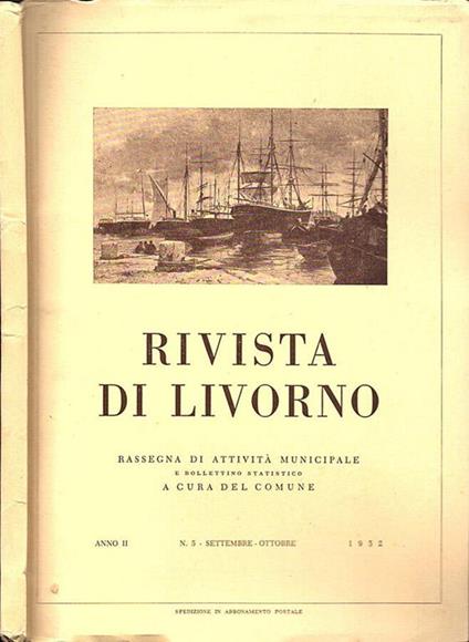 Rivista di Livorno. Anno II n. 5 - copertina