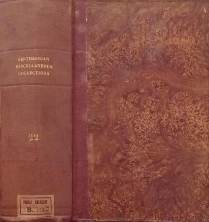 Smithsonian Miscellaneous collections Vol.XXII – 1882 - copertina