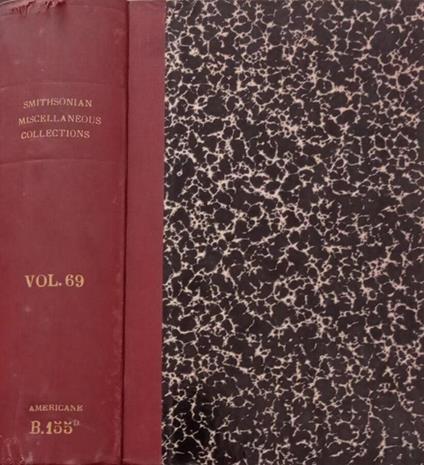 Smithsonian Miscellaneous collections Vol.69 – 1921 - copertina
