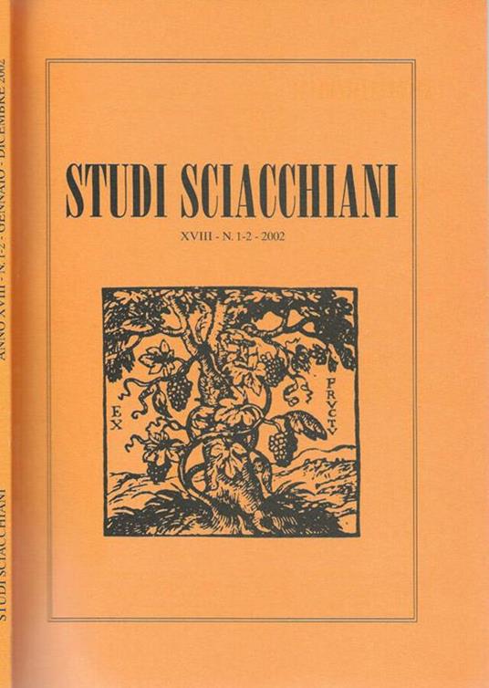 Studi sciacchiani XVIII-N.1-2-2002 - copertina
