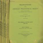 Transactions of the american philosophical society. New series, volume 66, fasc.1/8
