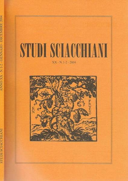Studi sciacchiani XX-N.1-2-2004 - copertina