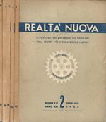 Realtà nuova N.2,4,5,6,12 anno XXI -1956
