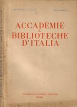 Accademie e Biblioteche D'Italia, anno XXXIX, nuova serie, n. 4 - 5, luglio - ottobre 1971