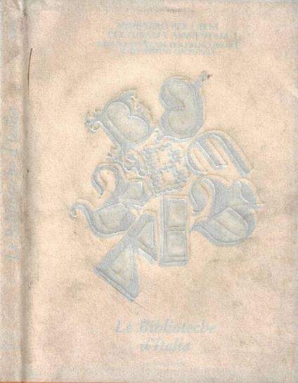Le Biblioteche d'Italia 1 - copertina