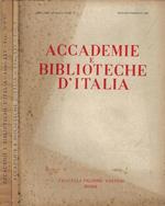 Accademie e Biblioteche D'Italia, anno XXV, nuova serie, n.1 gennaio - febbraio, n. 4 - 5 - 6, luglio - dicembre