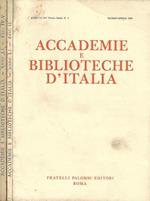 Accademie e Biblioteche D'Italia, anno LI, nuova serie, n. 2, marzo - aprile, n. 4 - 5, luglio - ottobre 1983