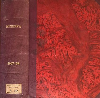 Minerva .Rivista delle Riviste. Rivista Moderna anno XVIII Volume XXVIII - Federico Garlanda - copertina