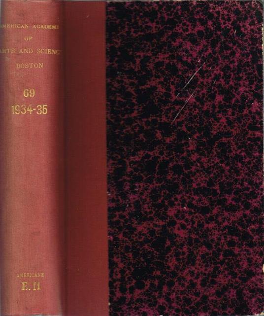 Proceedings of the American Academy of Arts and Sciences - copertina