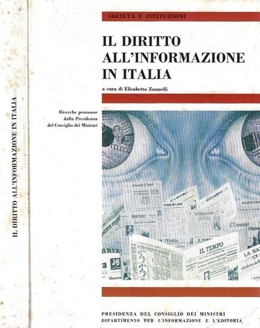 Il diritto all'informazione in Italia - copertina