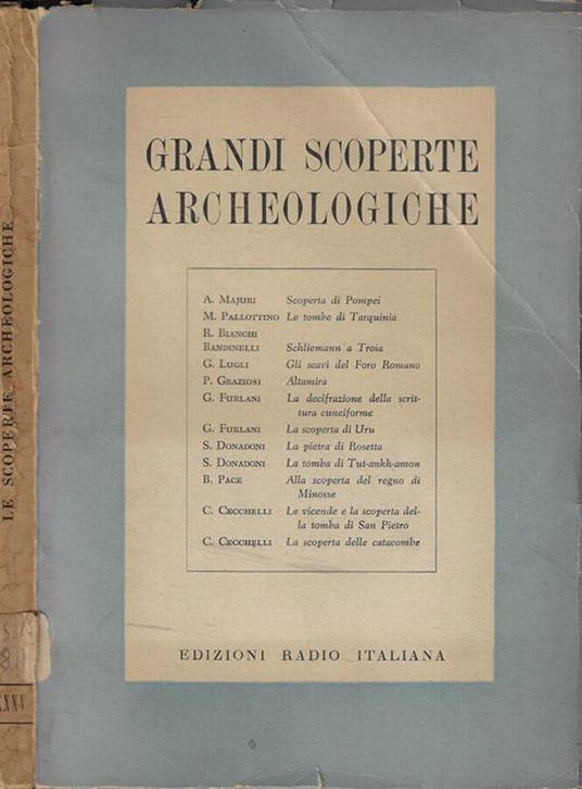 Grandi scoperte archeologiche - copertina