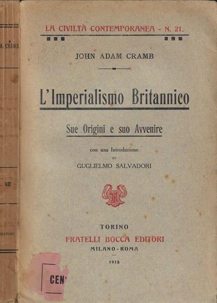 L' imperialismo Britannico - copertina