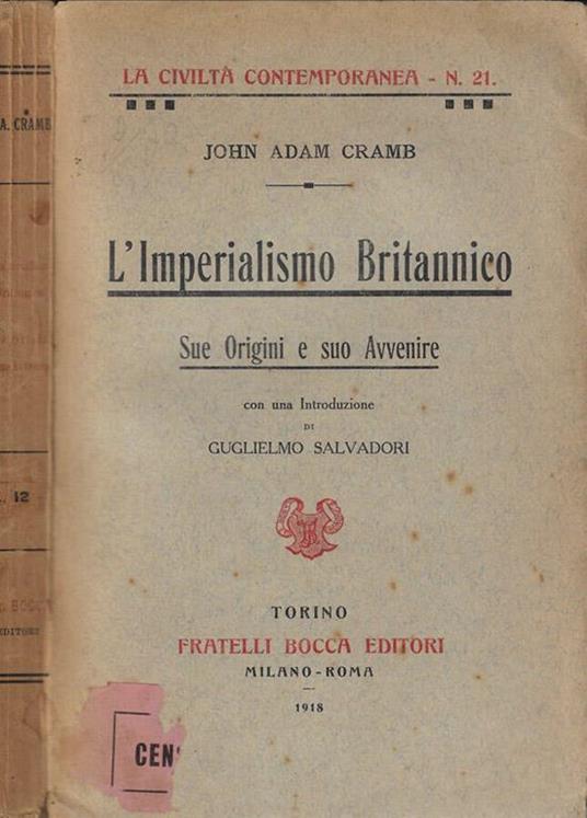 L' imperialismo Britannico - copertina