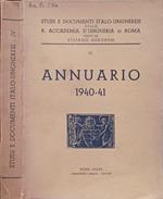 Studi e documenti Italo-Ungheresi Annuario 1940-41 Vol.IV
