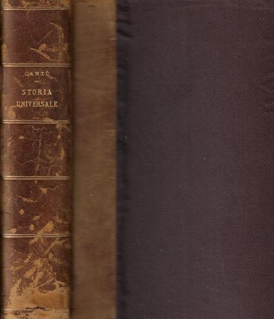 Storia universale Tomo VIII - Cesare Cantù - copertina