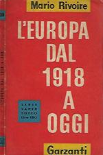 L' Europa dal 1918 a oggi
