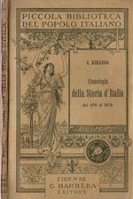 Cronologia della storia d'Italia. Dal 476 al 1870