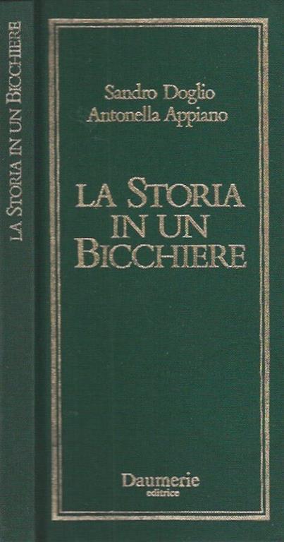 La storia in un bicchiere - Sandro Doglio - copertina