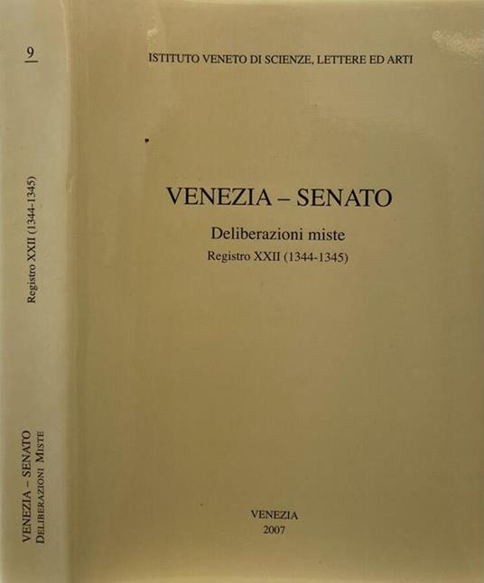 Venezia-Senato - Edoardo Demo - copertina