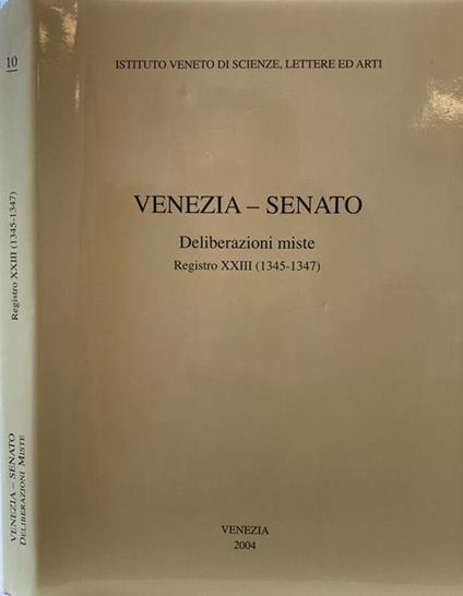 Venezia-Senato - copertina