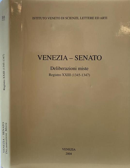 Venezia-Senato - copertina