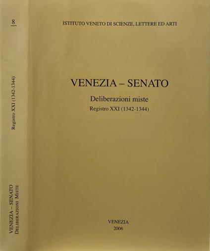 Venezia-Senato - copertina