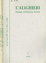 L' Alighieri. Rassegna bibliografica dantesca. Anno XX, 1979. 2voll