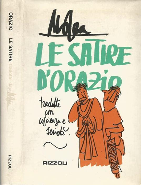 Le satire - Q. Flacco Orazio - copertina