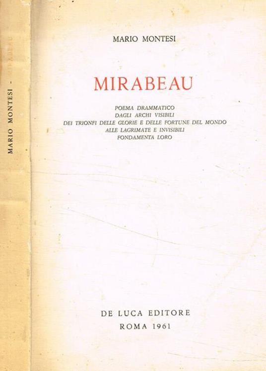 Mirabeau - copertina