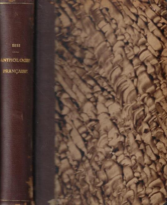 Anthologie francaise pour l'ecole d'Italie - Alceste Bisi - copertina