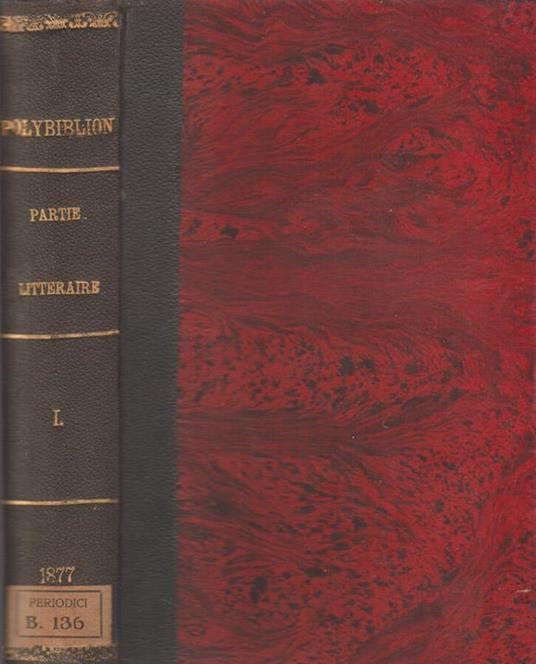 Polybiblion Revue Bibliographique Universelle. Partie Litteraire. Deuxieme serie - Tome Cinquieme - Angelico da Civitavecchia - copertina