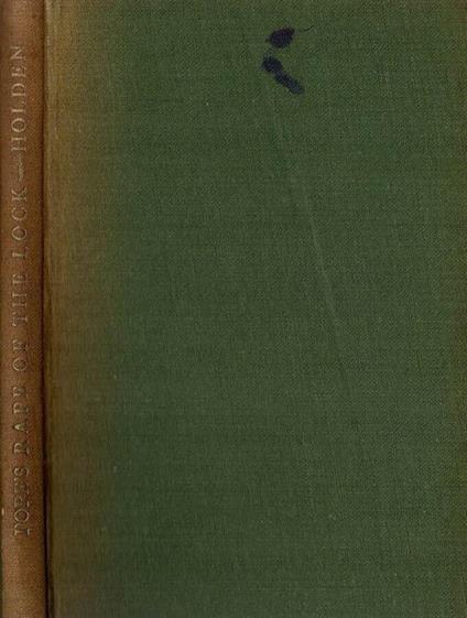 Pope's Rape of the Lock - copertina