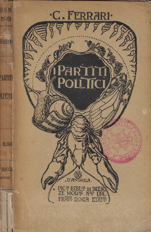 I partiti politici nella vita sociale - Celso Ferrari - copertina