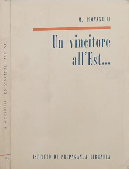 Un vincitore all’Est - Maricilla Piovanelli - copertina