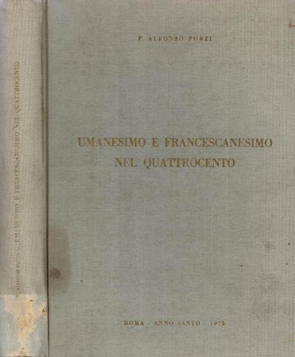 Umanesimo e Francescanesimo nel Quattrocento - copertina