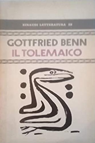Romanzo del fenotipo e il tolemaico - Gottfried Benn - copertina