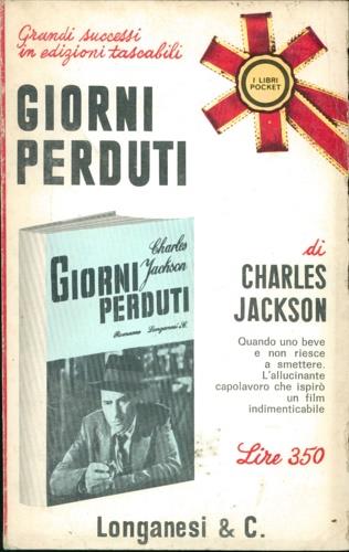 Giorni perduti - Charles Jackson - copertina
