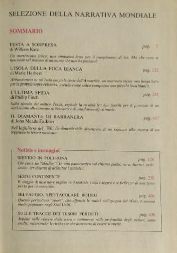 Selezione della narrativa mondiale, n. 1/2, 1986. Contiene:Festa a sorpresa di - copertina
