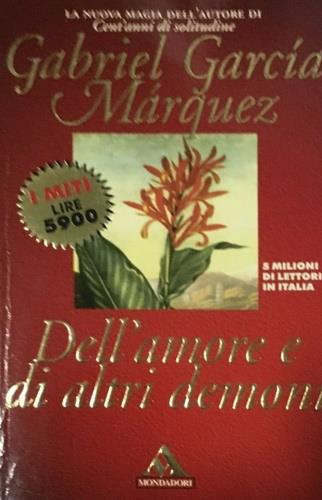 Dell'amore e di altri demoni - Gabriel García Márquez - copertina