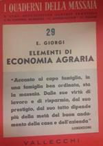 Elementi di economia agraria