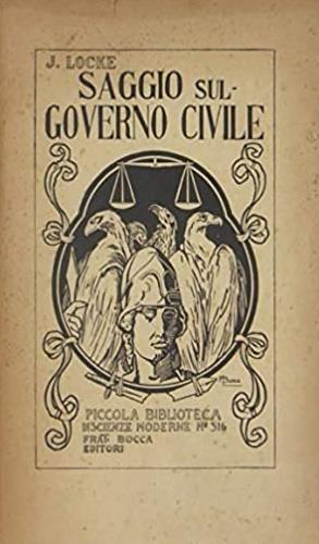 Saggio sul governo civile - William J. Locke - copertina