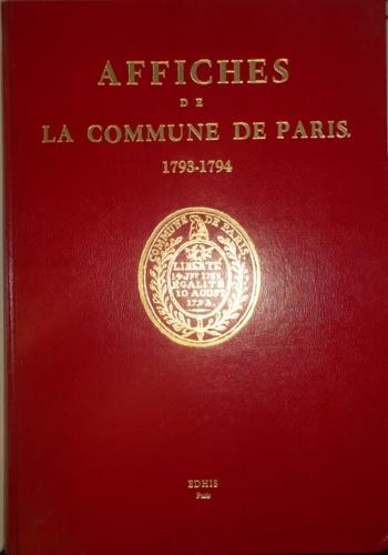 Affiches de la Commune de Paris 1793 - 1794 - copertina