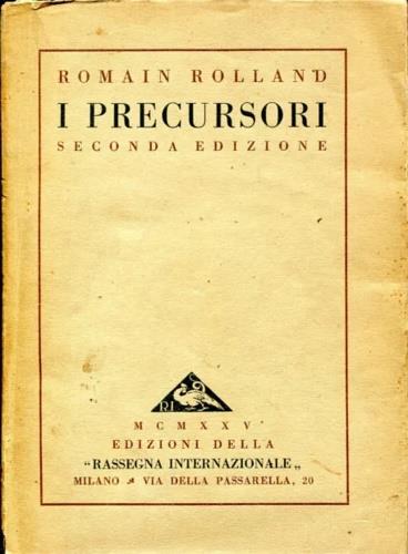 I precursori - Romain Rolland - copertina