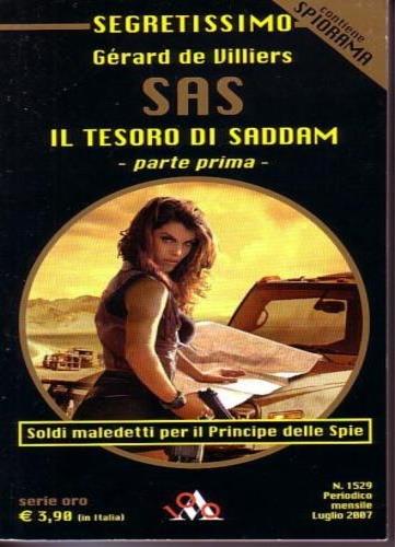 SAS. Il tesoro di Saddam. Parte prima. Soldi Maledetti per il principe delle spie - copertina