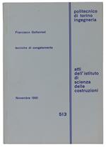 TECNICHE DI CONGELAMENTO