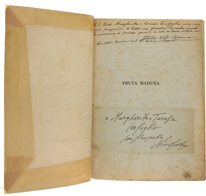 FRUTA MADURA. Poesie piemonteise ilustrà dai pitor Bosia - Da Milano - Enrico - Vellan - Gemma Vercelli