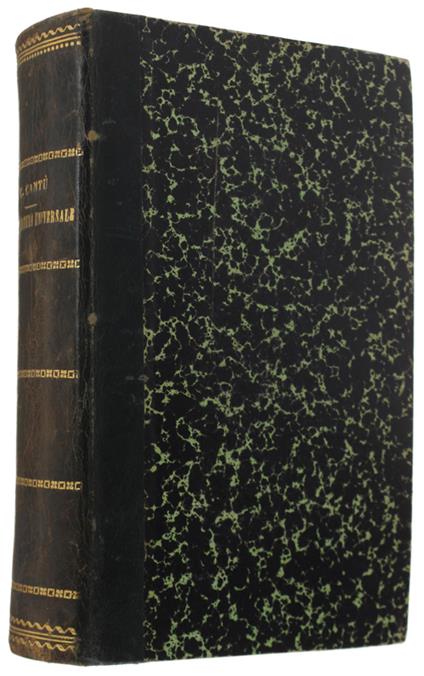 DELLA LETTERATURA : DISCORSI ED ESEMPI IN APPOGGIO ALLA STORIA UNIVERSALE. Volumi I e II - Cesare Cantù - copertina