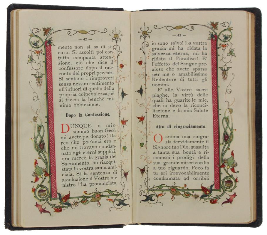 CONFIDENZA CELESTE. [raffinato, splendido volume devozionale], - Istituto Italiano d'Arti Grafiche, - 1902